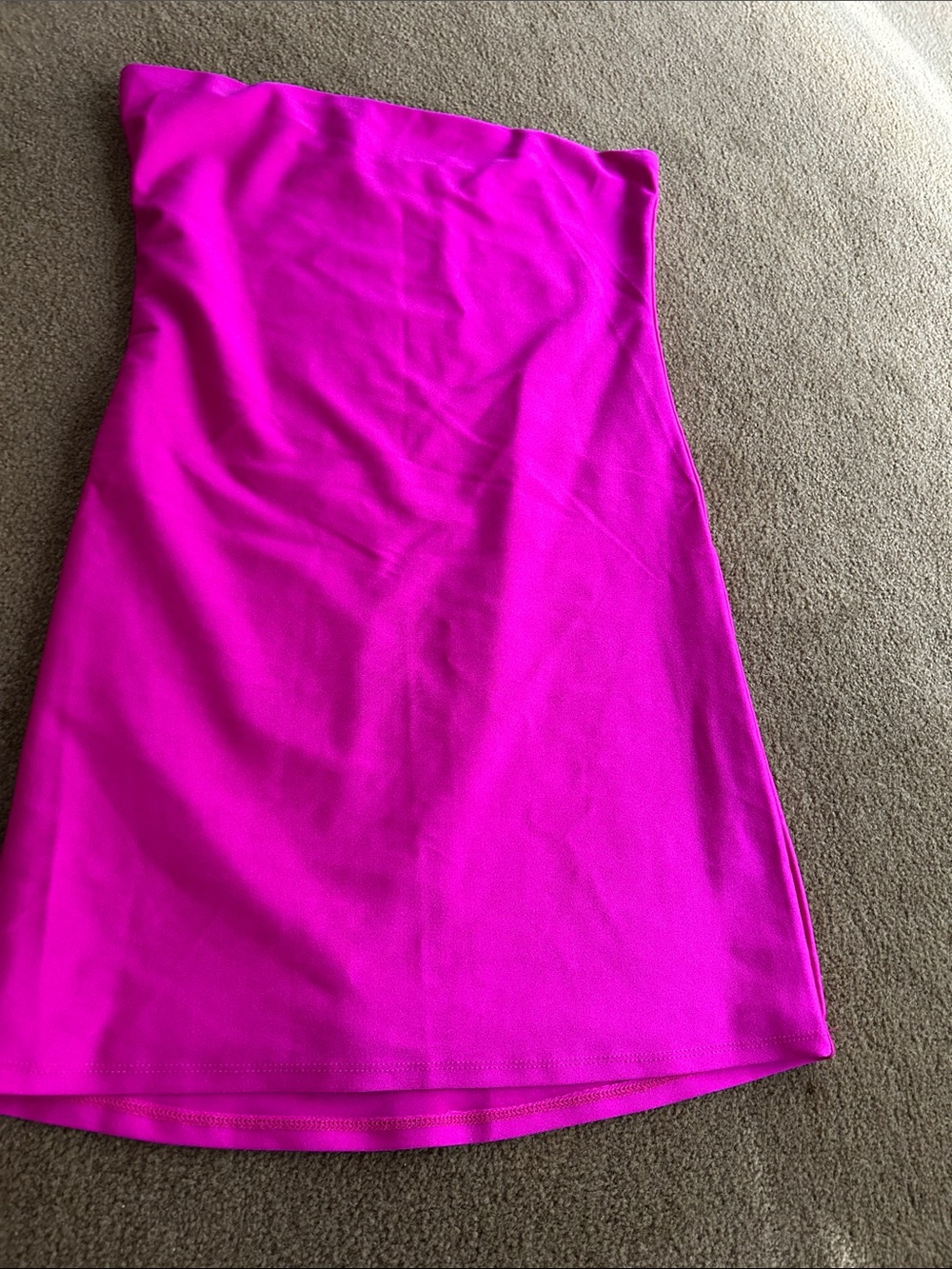 Good American Strapless Hot Pink Bodycon Dress